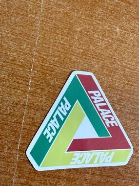 Palace Tri-Logo Sticker - Green / Red / Yellow